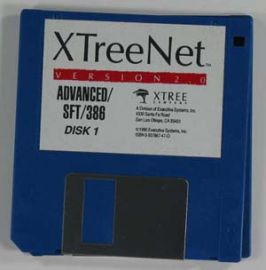 X TREE NET ADVANCED/SFT/386 - 2 DISK SET
