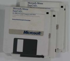 MICROSOFT MOUSE EASYCAD - 4 DISK SET