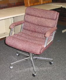 Burgundy Office Chair
