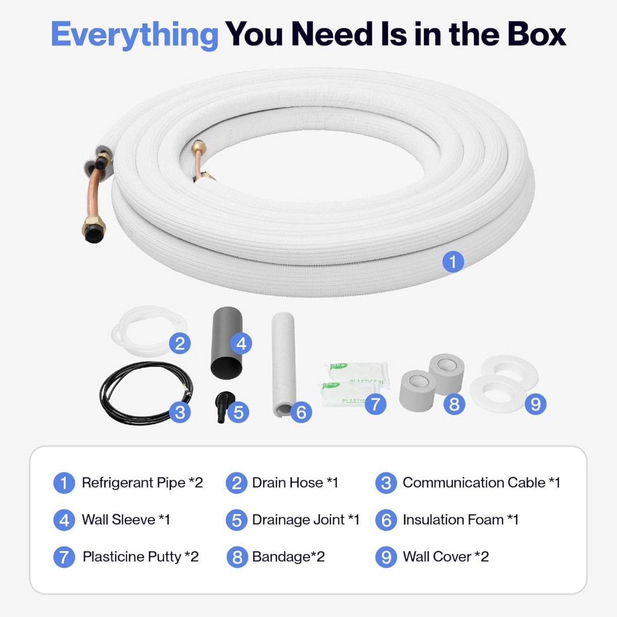 25 ft. Mini Split Line Set