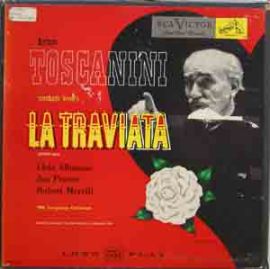 Arturo Toscanini Conducts Verdi's La Traviata box Set LP