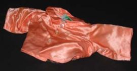 HAND-MADE CORAL JACKET FOR A CABBAGE PATCH DOLL