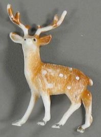 MINIATURE REINDEER FIGURINE