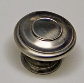 1 3/8" Harmon Knob-Satin Nicke
