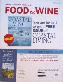 "Food and Wine, August 2008"