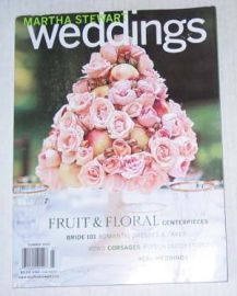 MARTHA STEWART WEDDINGS MAG-Summer 2000