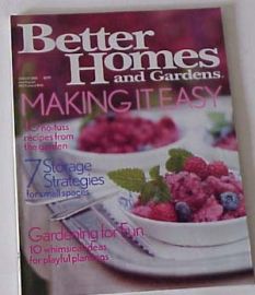 BETTER HOMES & GARDENS MAG- August 2003