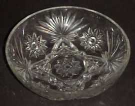 CUT GLASS GOODY BOWL